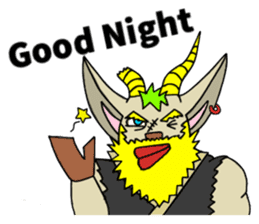 legendary karate fighter, Goat hermit2 sticker #5924471