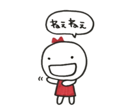 Ribbon girl Uzachara ver sticker #5924525