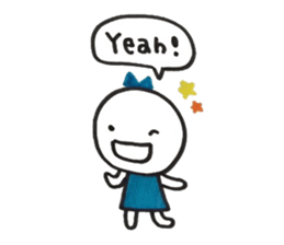 Ribbon girl Uzachara ver sticker #5924530