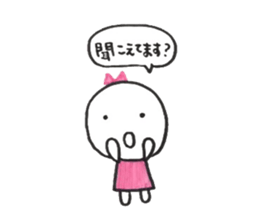 Ribbon girl Uzachara ver sticker #5924540