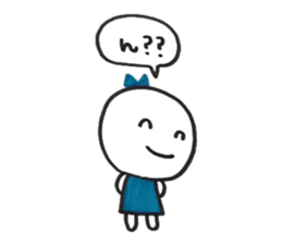 Ribbon girl Uzachara ver sticker #5924541