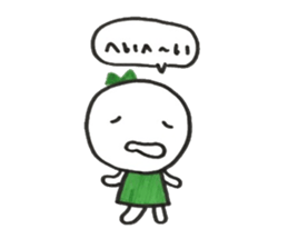 Ribbon girl Uzachara ver sticker #5924542