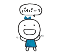 Ribbon girl Uzachara ver sticker #5924547