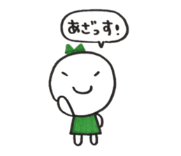 Ribbon girl Uzachara ver sticker #5924548