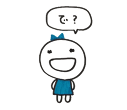 Ribbon girl Uzachara ver sticker #5924553