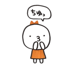 Ribbon girl Uzachara ver sticker #5924557