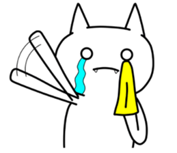 WhiteColorCat sticker #5925484