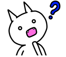 WhiteColorCat sticker #5925489