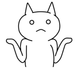 WhiteColorCat sticker #5925500