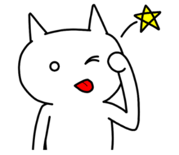 WhiteColorCat sticker #5925504