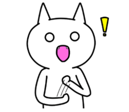 WhiteColorCat sticker #5925508