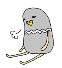 Birds mock sticker #5926053