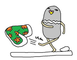 Birds mock sticker #5926061