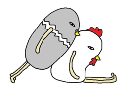 Birds mock sticker #5926070