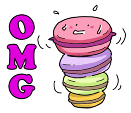cute snack and food friends (English) sticker #5926283