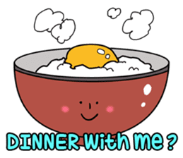 cute snack and food friends (English) sticker #5926284