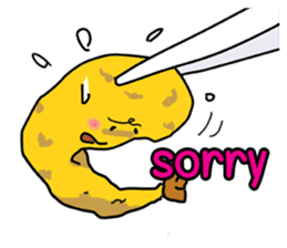 cute snack and food friends (English) sticker #5926286