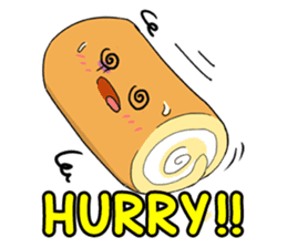 cute snack and food friends (English) sticker #5926311