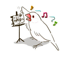 Everyday javasparrow and Parakeet sticker #5926778