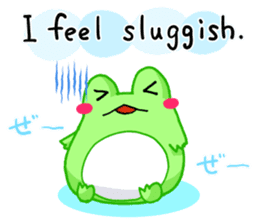 Yan's Frog 7(English version) sticker #5926813