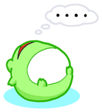 Yan's Frog 7(English version) sticker #5926819
