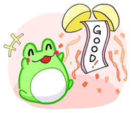 Yan's Frog 7(English version) sticker #5926835