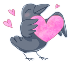Karasu's Crow Sticker No.1 sticker #5927164