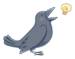 Karasu's Crow Sticker No.1 sticker #5927176