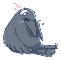 Karasu's Crow Sticker No.1 sticker #5927189