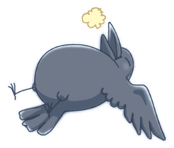 Karasu's Crow Sticker No.1 sticker #5927194