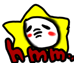 The negative thought star:E sticker #5927220