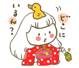 kimonogirl2 sticker #5927424