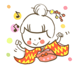 kimonogirl2 sticker #5927426