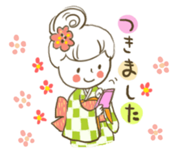 kimonogirl2 sticker #5927428