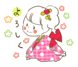 kimonogirl2 sticker #5927429