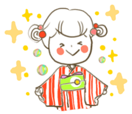 kimonogirl2 sticker #5927437