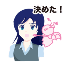 Pink Devil sticker #5927460