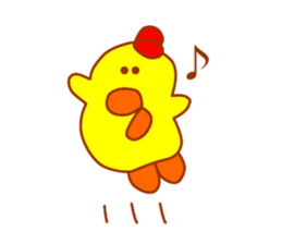 Pretty fledgling  "Piyoko" sticker #5927681