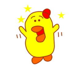 Pretty fledgling  "Piyoko" sticker #5927685