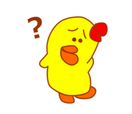 Pretty fledgling  "Piyoko" sticker #5927689