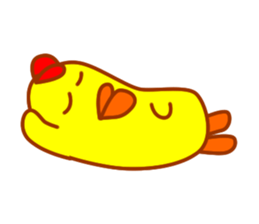 Pretty fledgling  "Piyoko" sticker #5927692