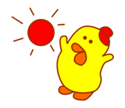 Pretty fledgling  "Piyoko" sticker #5927693