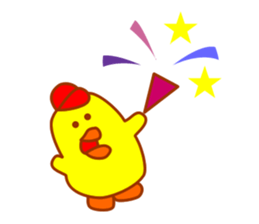 Pretty fledgling  "Piyoko" sticker #5927695