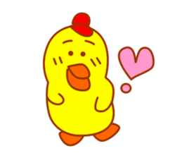 Pretty fledgling  "Piyoko" sticker #5927699