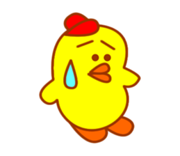 Pretty fledgling  "Piyoko" sticker #5927702