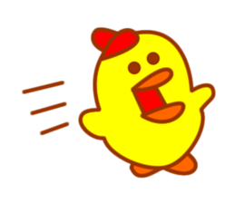 Pretty fledgling  "Piyoko" sticker #5927703