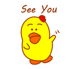 Pretty fledgling  "Piyoko" sticker #5927706