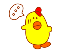 Pretty fledgling  "Piyoko" sticker #5927707