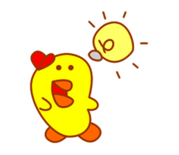 Pretty fledgling  "Piyoko" sticker #5927715