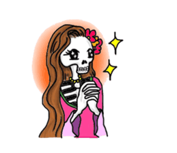 Lady Skull sticker #5927863